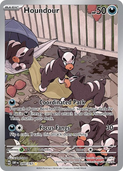 Houndour - 204/197 (204/197) [SV03: Obsidian Flames]