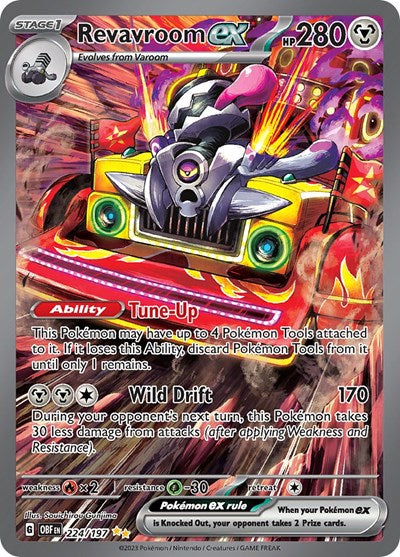 Revavroom ex - 224/197 (224/197) [SV03: Obsidian Flames]