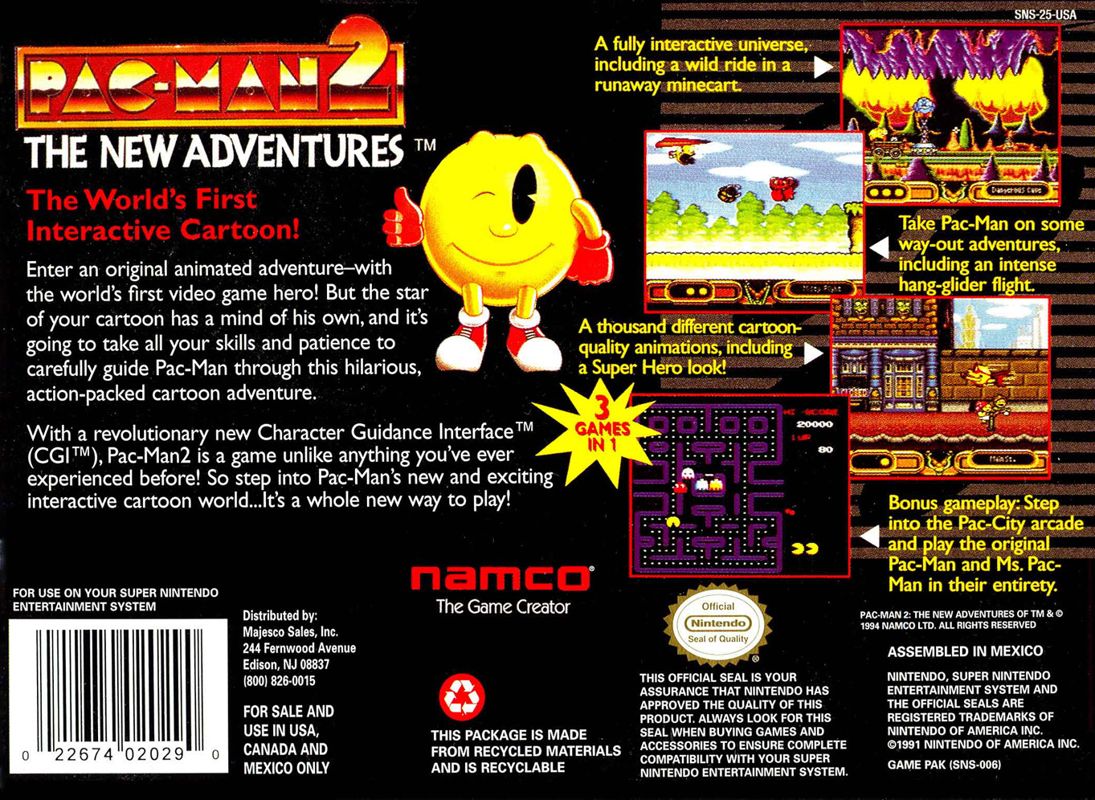 Pac-Man 2: The New Adventures - Super Nintendo