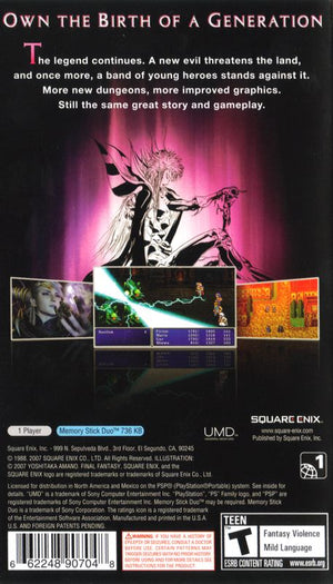 Final Fantasy II - PSP