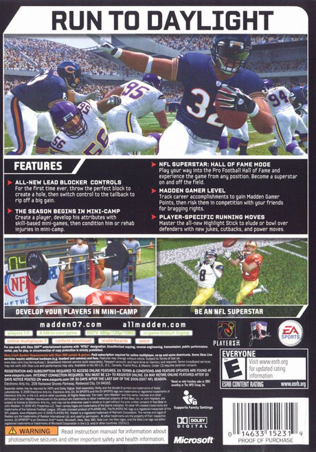 Madden NFL 2007 - Xbox 360