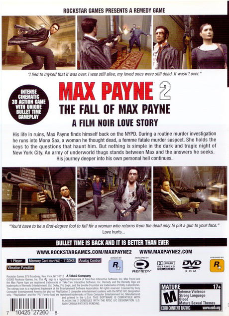 Max Payne 2: The Fall of Max Payne - PlayStation 2