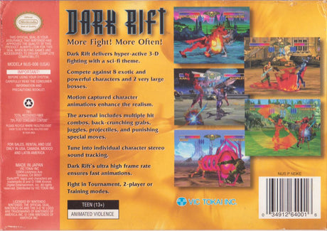 Dark Rift - Nintendo 64