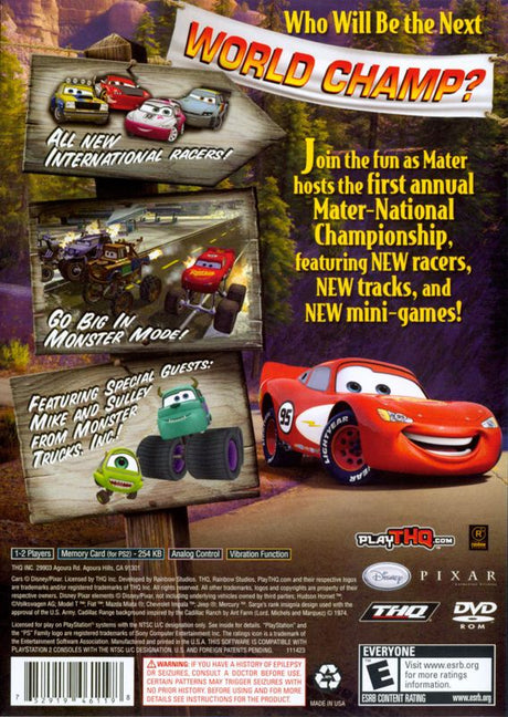Disney•Pixar Cars: Mater-National Championship - PlayStation 2