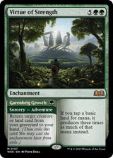 Virtue of Strength (197) [Wilds of Eldraine]