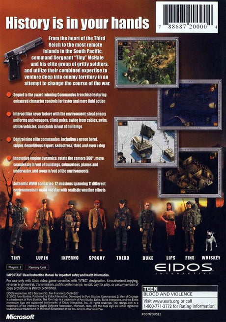 Commandos 2: Men of Courage - Xbox