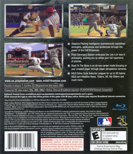 MLB 07: The Show - PlayStation 3