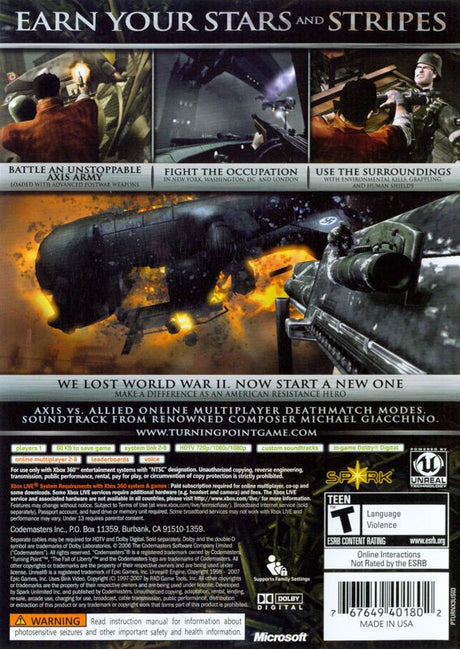 Turning Point: Fall of Liberty - Xbox 360