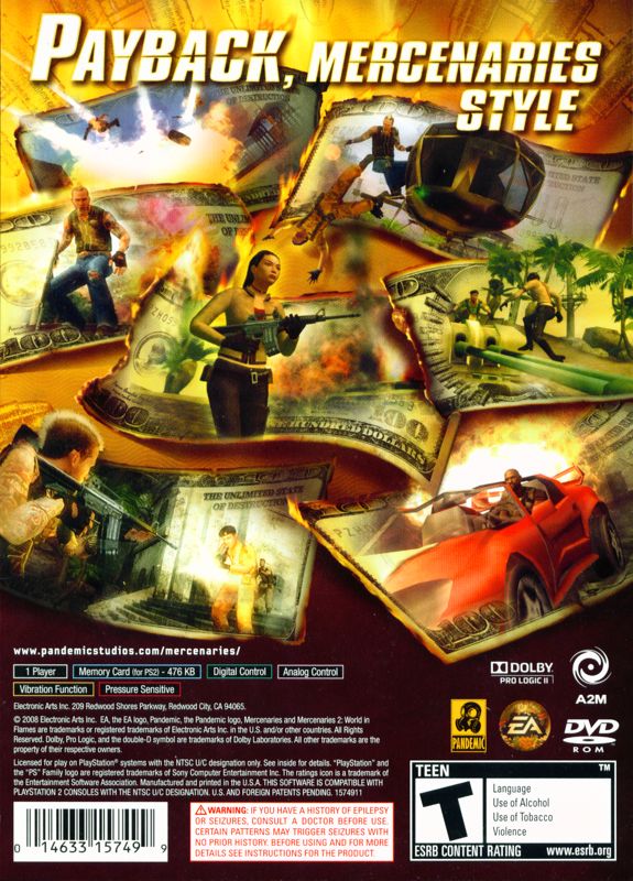 Mercenaries 2: World in Flames - PlayStation 2