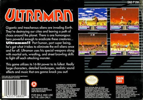 Ultraman - Super Nintendo