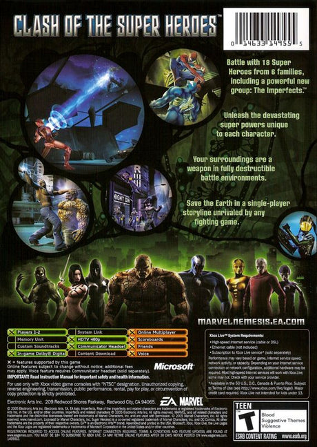 Marvel Nemesis: Rise of the Imperfects - Xbox
