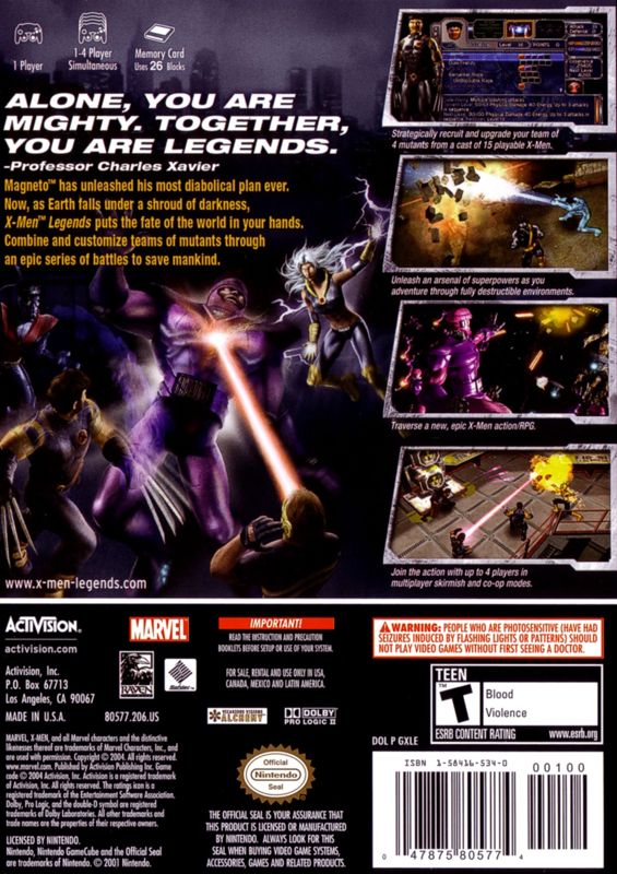 X-Men Legends - GameCube