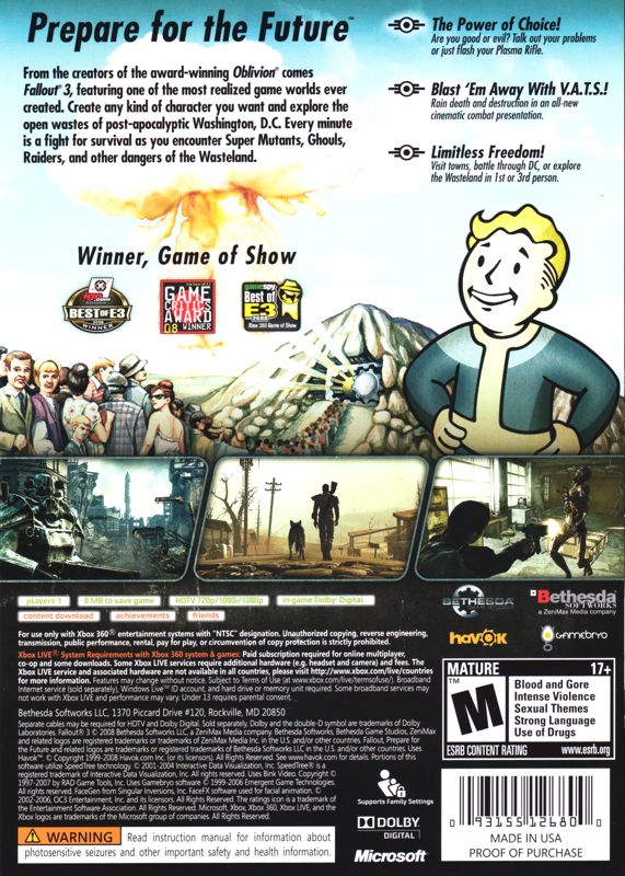 Fallout 3 - Xbox 360