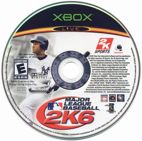 Major League Baseball 2K6 - Xbox