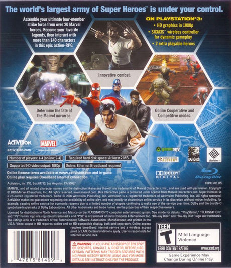 Marvel Ultimate Alliance - PlayStation 3
