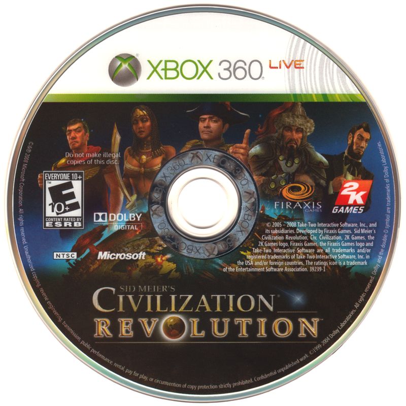 Sid Meier's Civilization: Revolution - Xbox 360
