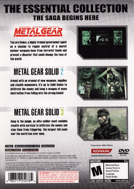 Metal Gear Solid: The Essential Collection - PlayStation 2