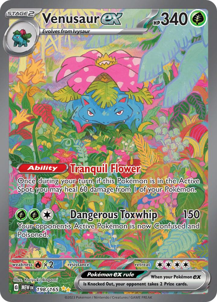 Venusaur ex - 198/165 (198/165) [SV: Scarlet & Violet 151]