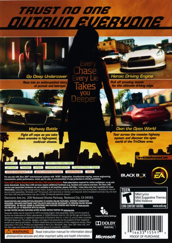 Need for Speed: Undercover - Xbox 360