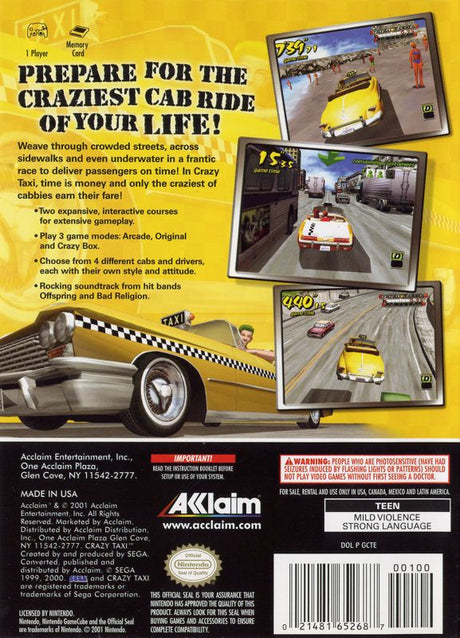 Crazy Taxi - GameCube