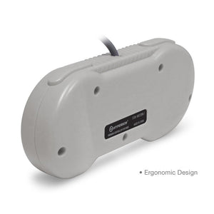 Scout Premium Wired Controller for Super Nintendo SNES - Gray
