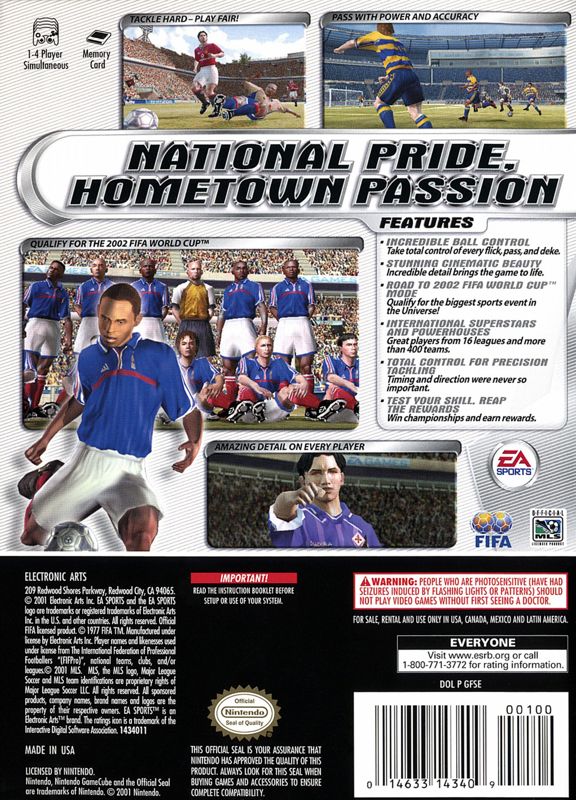 FIFA Soccer 2002 - GameCube