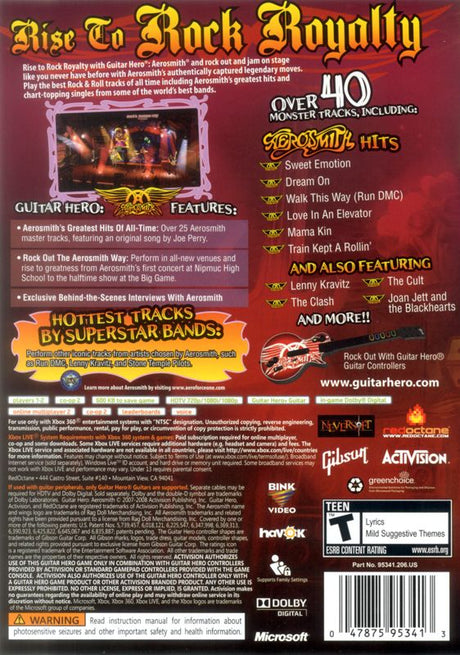 Guitar Hero: Aerosmith - Xbox 360