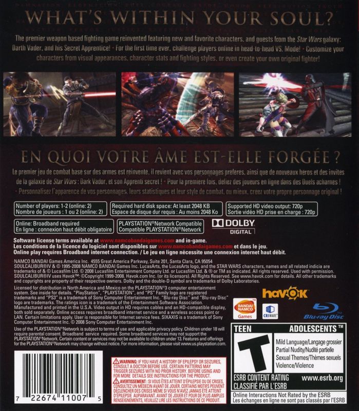 Soul Calibur IV - PlayStation 3