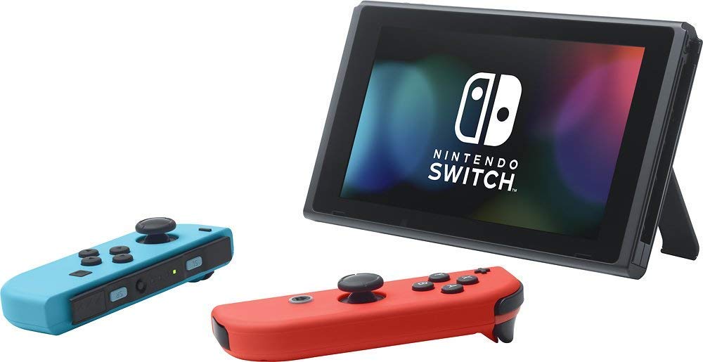 Nintendo Switch Console with Neon Blue / Neon Red Joy-Con