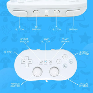 Classic Controller for Wii, Wii U, NES & SNES Classic