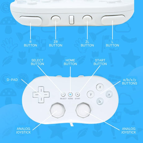 Classic Controller for Wii, Wii U, NES & SNES Classic