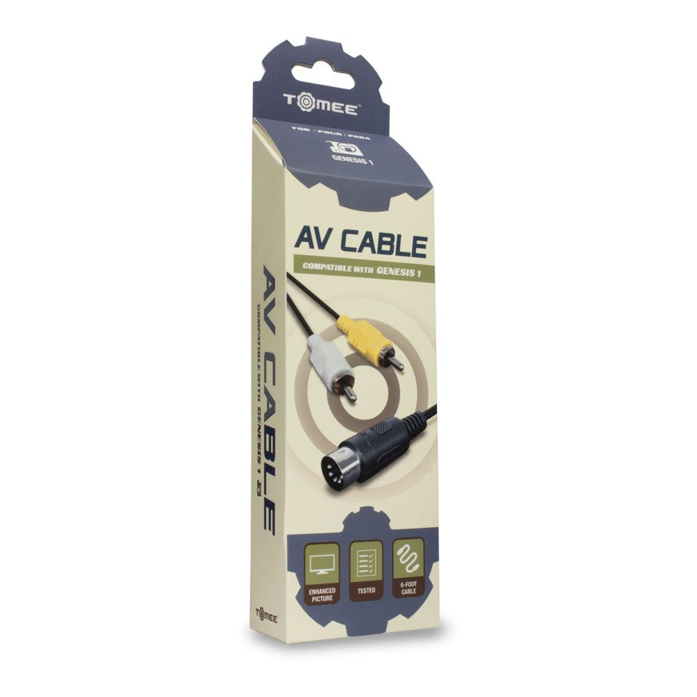 Composite AV Cable for SEGA Genesis (Model 1)