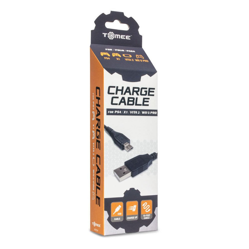 Micro-USB 10FT Charge Cable for PS4 / Xbox One / PS Vita 2000
