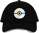 Pokemon Holographic Pokeball Men's Elie Flex Black Baseball Cap