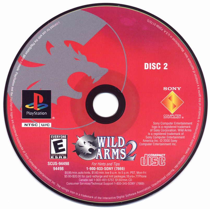 Wild Arms 2 - PlayStation