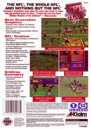 NFL Quarterback Club 97 - Sega Saturn