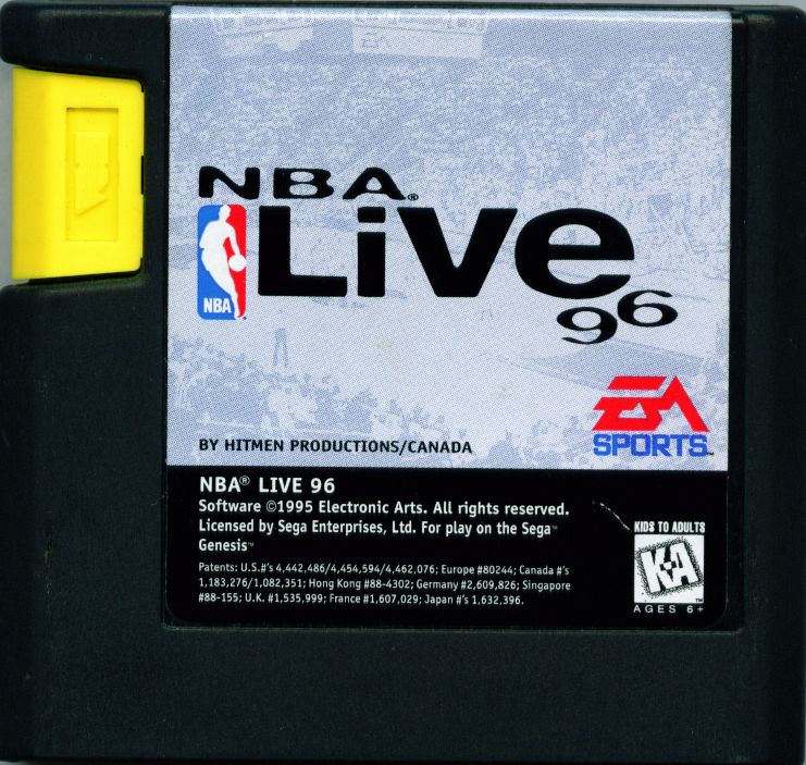 NBA Live 96 - SEGA Genesis