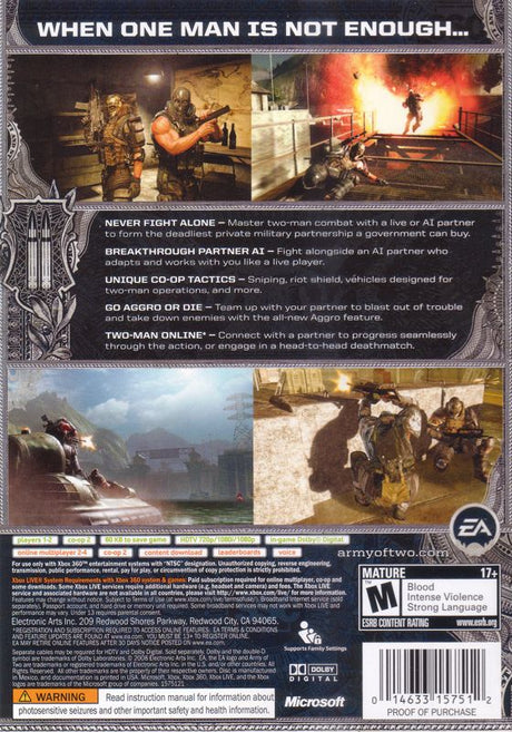 Army of Two - Xbox 360