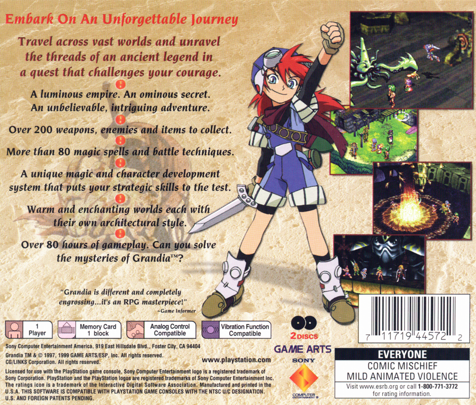Grandia - PlayStation