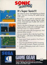 Sonic the Hedgehog - SEGA Game Gear