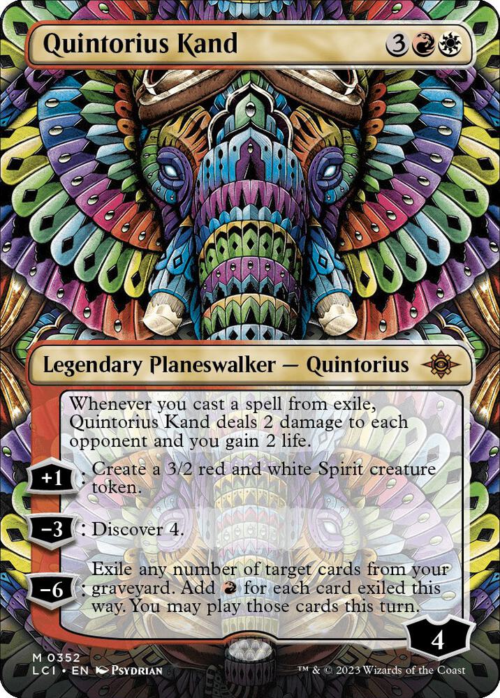 Quintorius Kand (0352) (Borderless) (352) [The Lost Caverns of Ixalan]