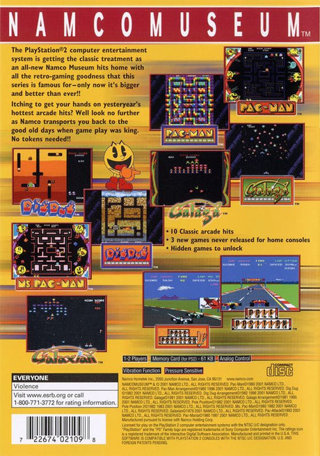 Namco Museum - PlayStation 2