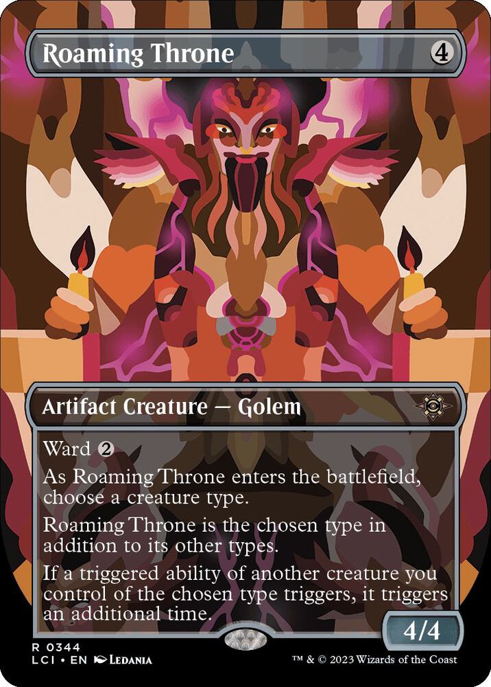 Roaming Throne (Borderless) (344) [The Lost Caverns of Ixalan]