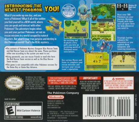 Pokemon Mystery Dungeon: Blue Rescue Team - Nintendo DS