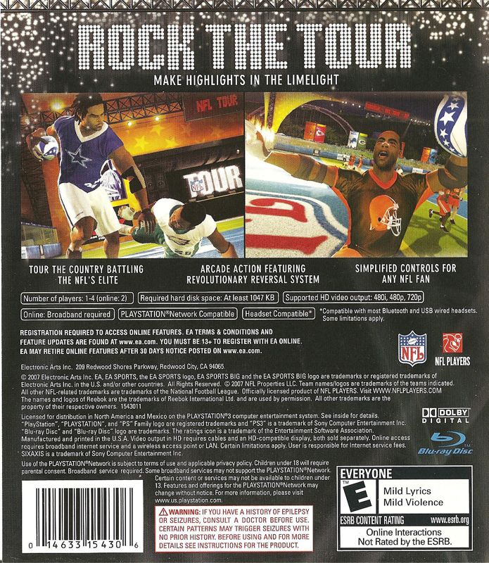 NFL Tour - PlayStation 3