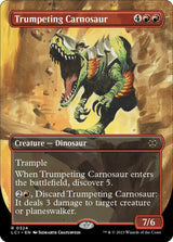 Trumpeting Carnosaur (Borderless) (324) [The Lost Caverns of Ixalan]