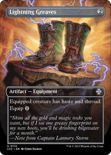 Lightning Greaves (Borderless) (114) [Commander: The Lost Caverns of Ixalan]
