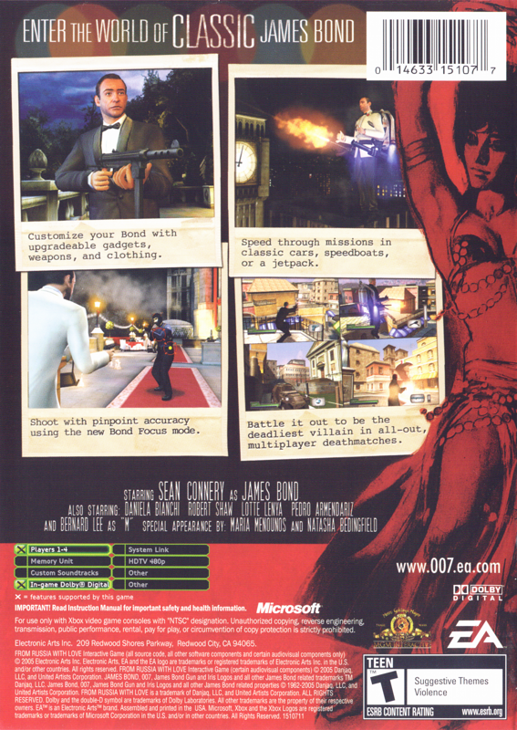 007 From Russia With Love - Xbox