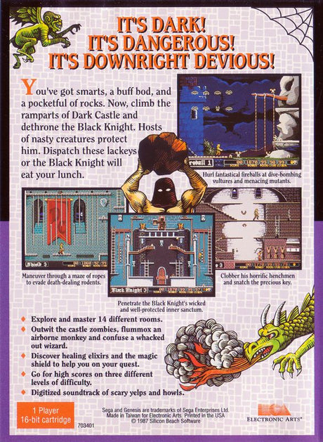 Dark Castle - SEGA Genesis