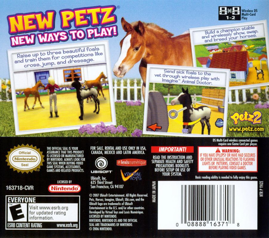 Petz Horsez 2 - Nintendo DS